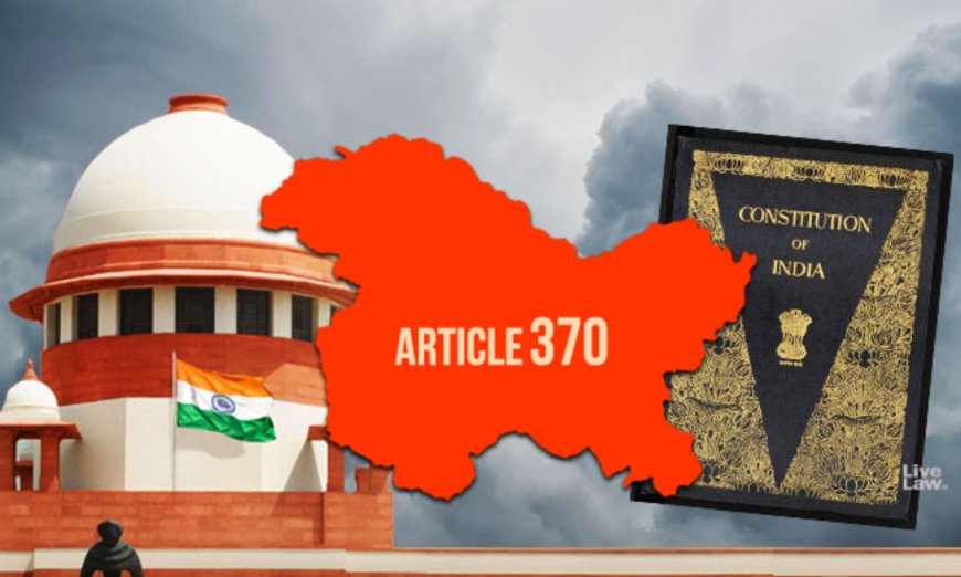 Obligation of Article 370 of the Indian Constitution