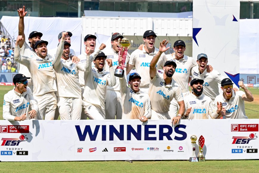 Whitewash! New Zealand beats India at Wankhede, scripts history with a 3-0 series win